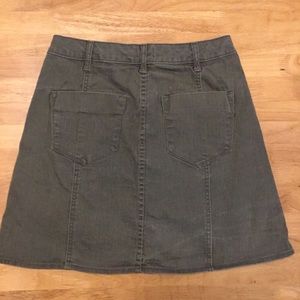 Army Green Skirt